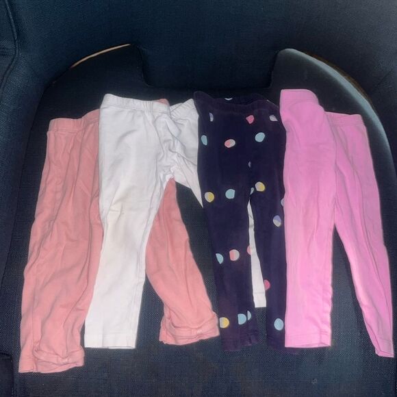 Bundle of 4 Girls Pants Size 2T/24 Months - Picture 1 of 7